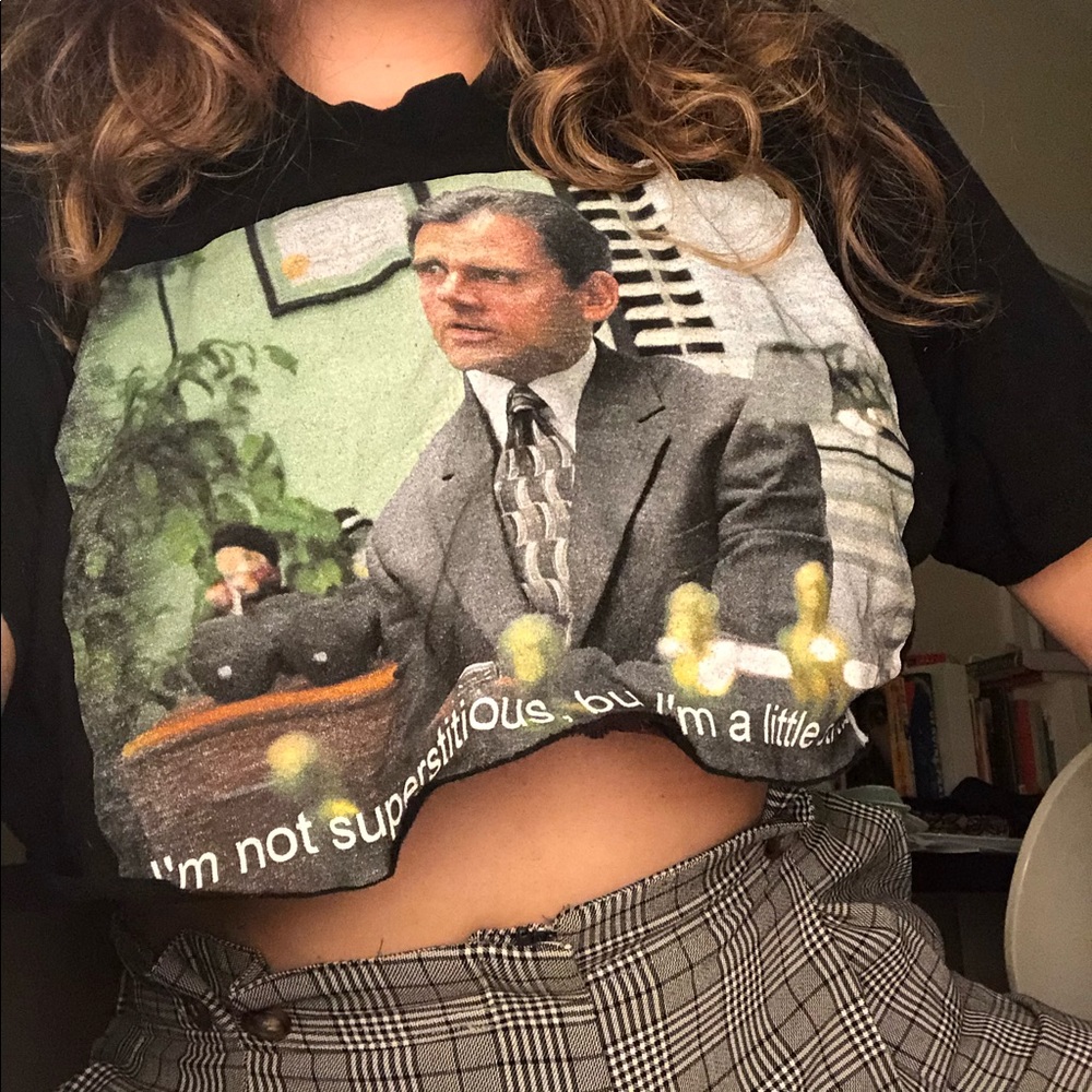 Super Cropped Office Tee